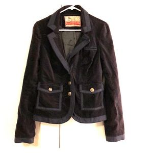 Velvet Free People blazer in navy